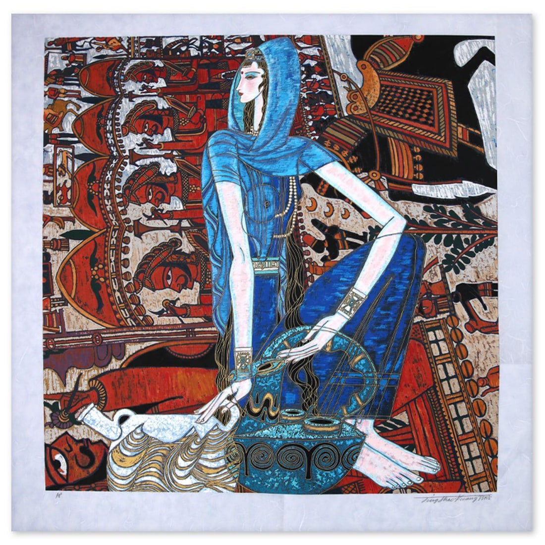 Ting Kuang- Silkscreen "Eastern Song" (1 of 3)