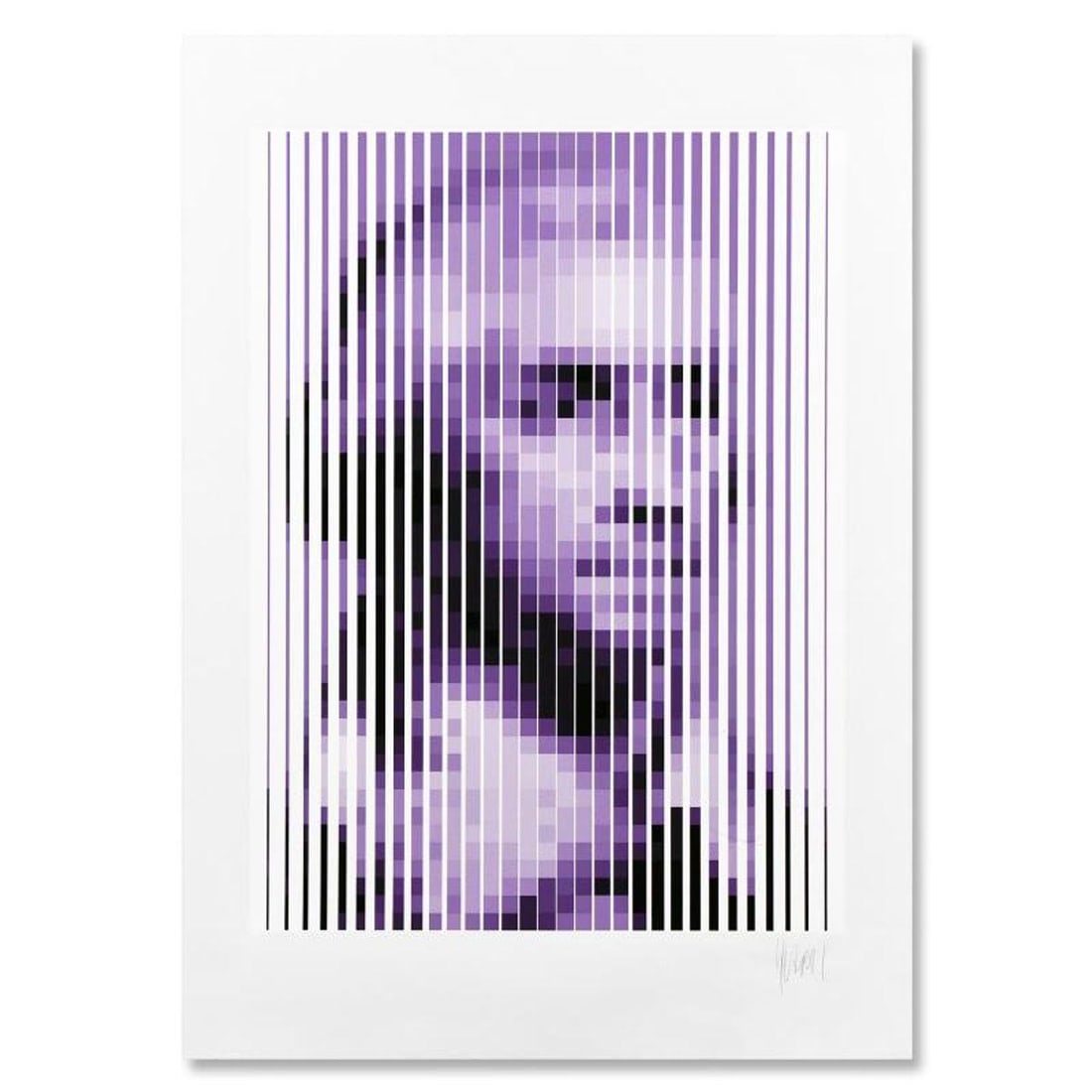 Jean-Pierre Yvaral (1934-2002), "George Washington" Limited Edition Serigraph, Numbered and Hand (1 of 2)