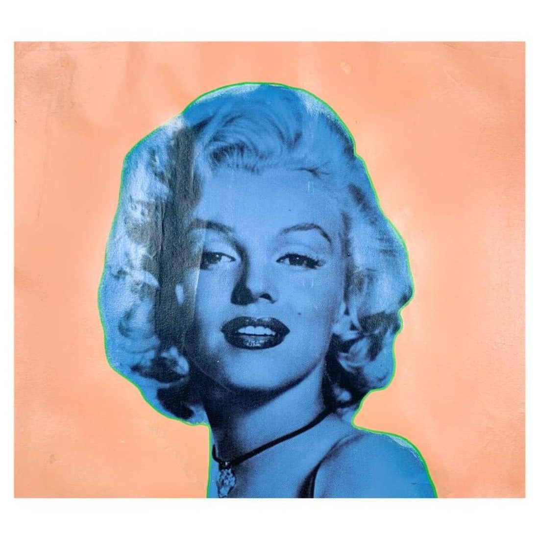 Steve Kaufman (1960-2010), "Marilyn Monroe" Hand Signed Limited Edition Hand Pulled silkscreen Mixed (1 of 2)