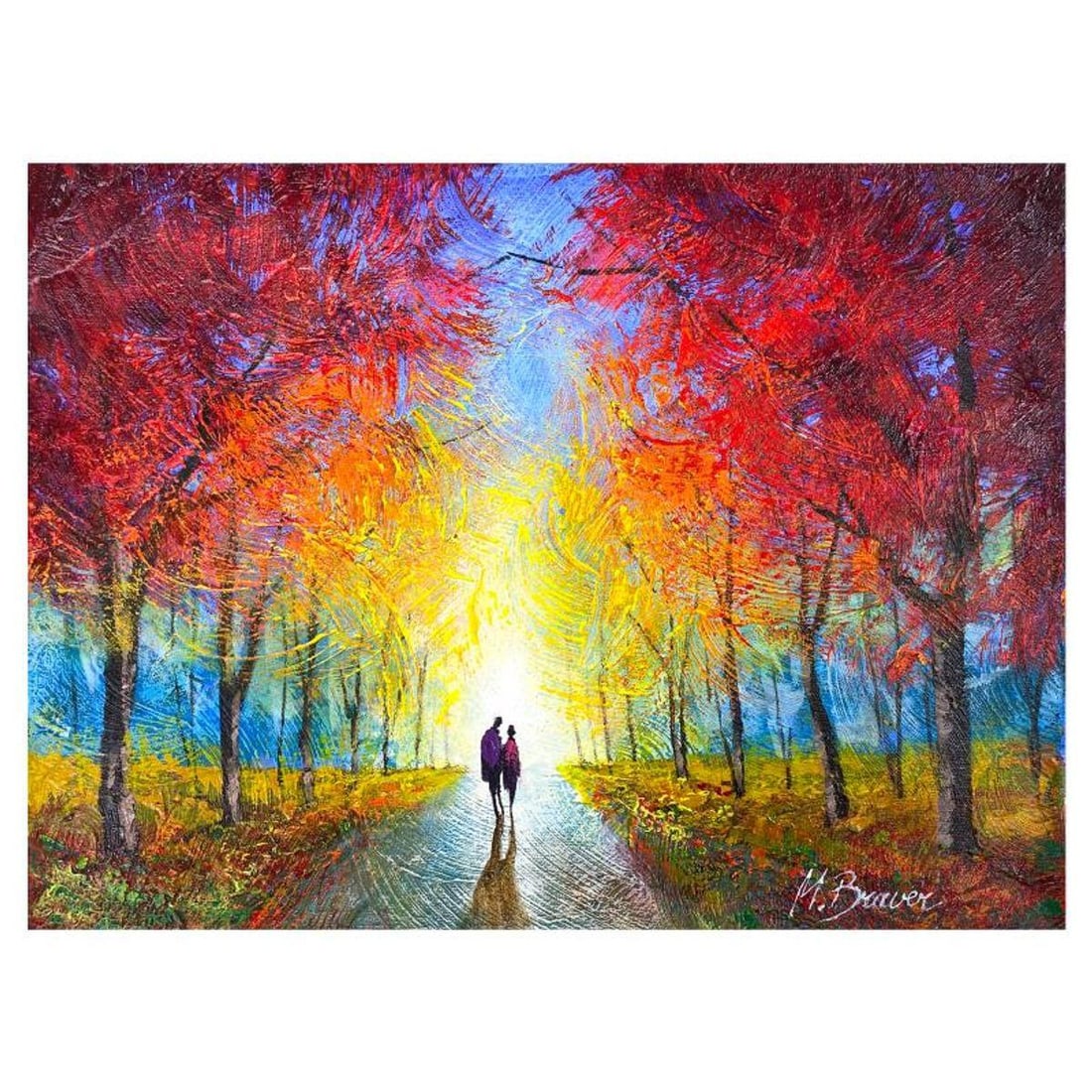 Mark Braver, Original Oil Painting on Canvas, Hand Signed with Letter of Authenticity.: This is an original oil painting on canvas by Mark Braver, hand signed by the artist. Includes Letter of Authenticity. Measures approx. 11" x 16" (image).