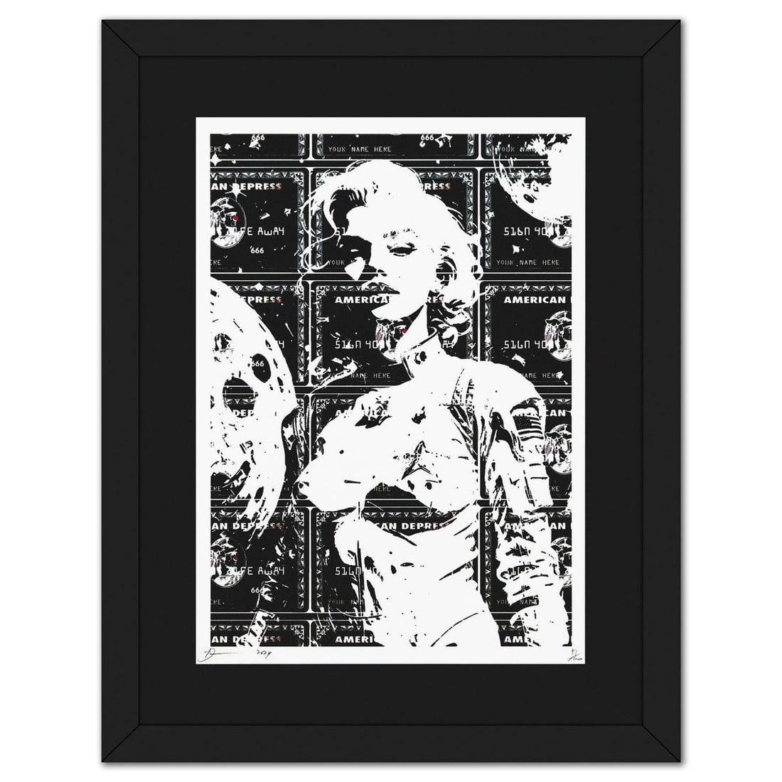 Death NYC- Fine art Print: Artist: Death NYC. Medium: Fine art Print. Size: 18" x 12". Measures approx. 24" x 19" (framed). Signature: Hand signed and numbered. Certificate of Authenticity: Is included. Reference#: 49226.