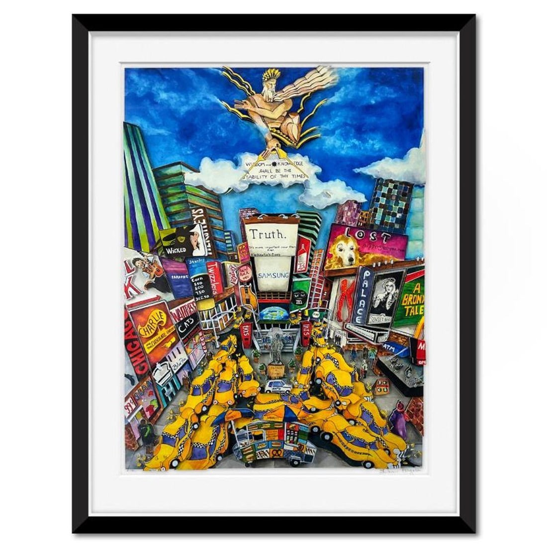 Linnea Pergola, "Truth" Framed 3D Limited Edition from an EA Edition, Hand Signed with Letter of (1 of 2)