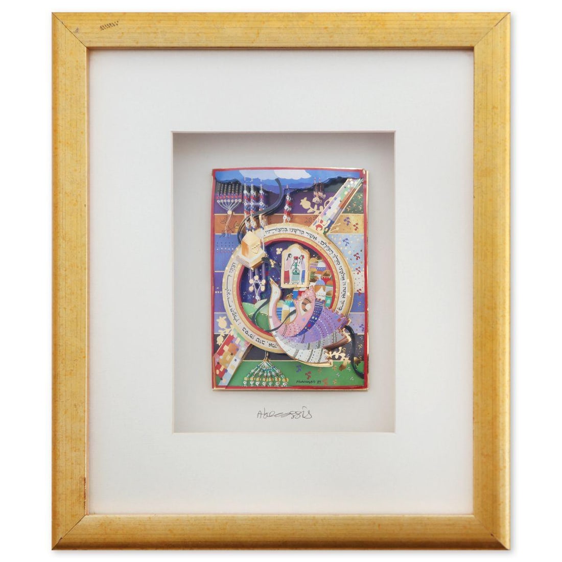 Raphael Abecassis- Original 6-Layer Decoupage (1 of 2)