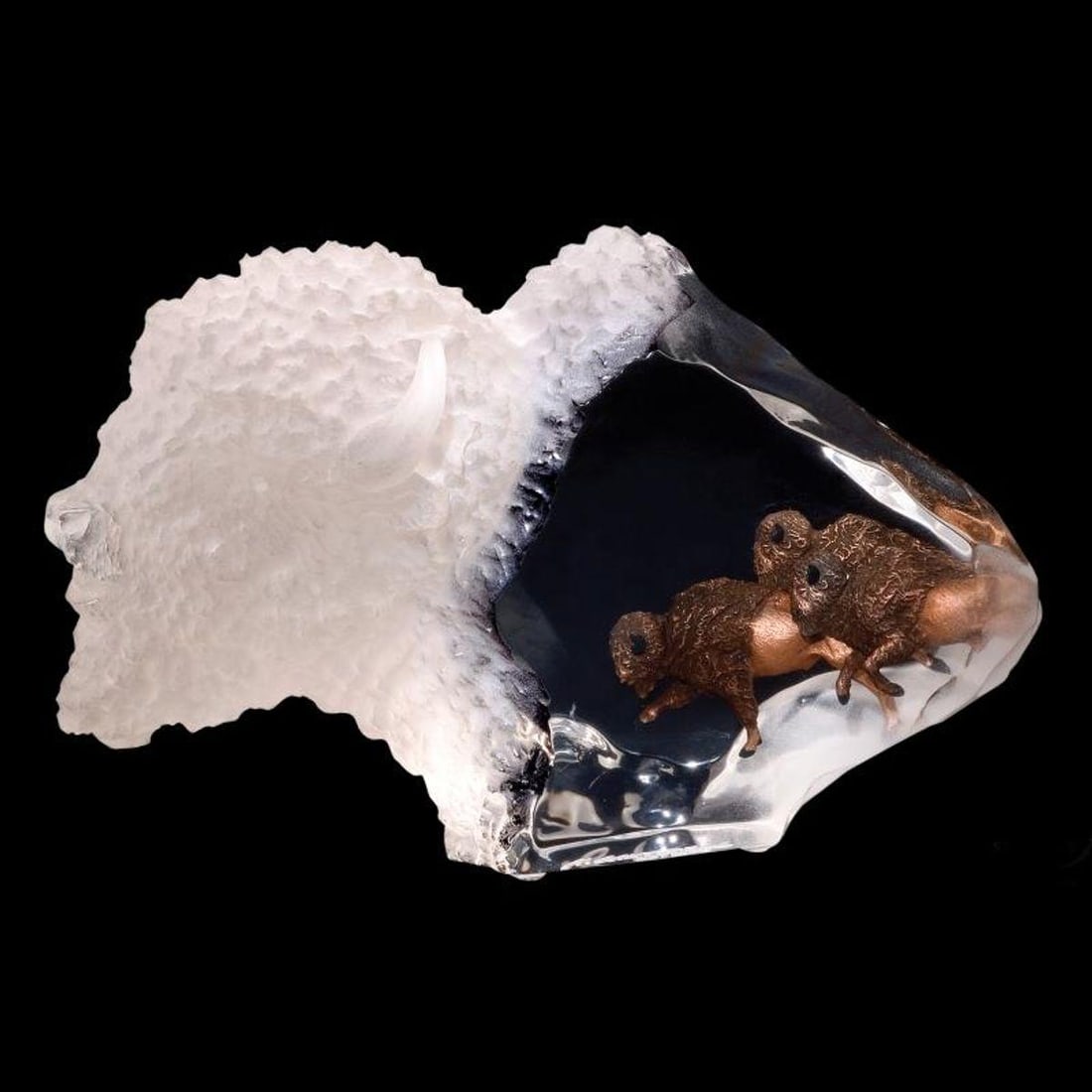 Kitty Cantrell, "Thunder Spirit" Limited Edition Mixed Media Lucite Sculpture with COA. (1 of 1)