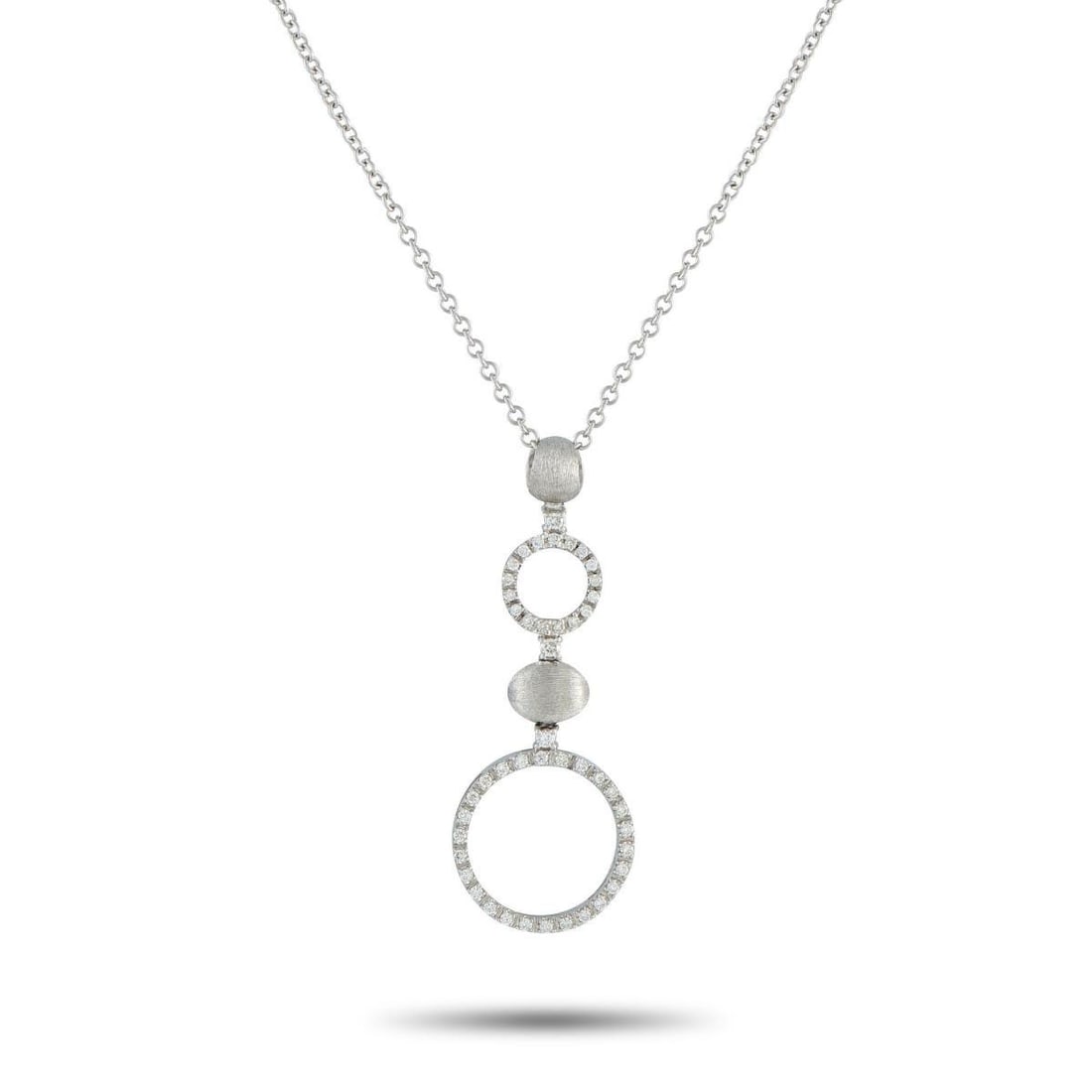 NANIS 18K WHITE GOLD 0.65CT DIAMOND NECKLACE (1 of 5)