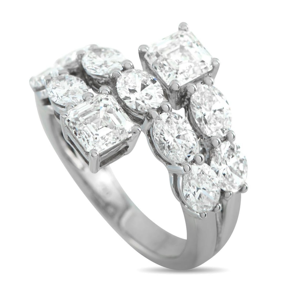 18K WHITE GOLD 3.75CT DIAMOND RING (1 of 4)