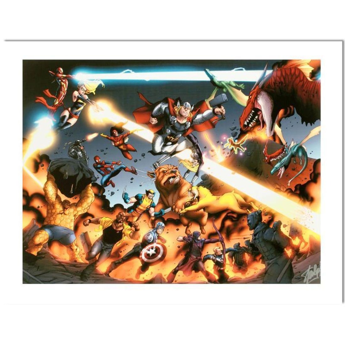 Stan Lee Signed, Marvel Comics "I Am An Avenger #4" Limited Edition Canvas 1/10 with Certificate of: I Am An Avenger #4 is a limited edition giclee on canvas with art by Daniel Acuna. Officially licensed by Marvel, this piece is numbered 1/10 and hand signed by creative legend Stan Lee (1922-2018). T