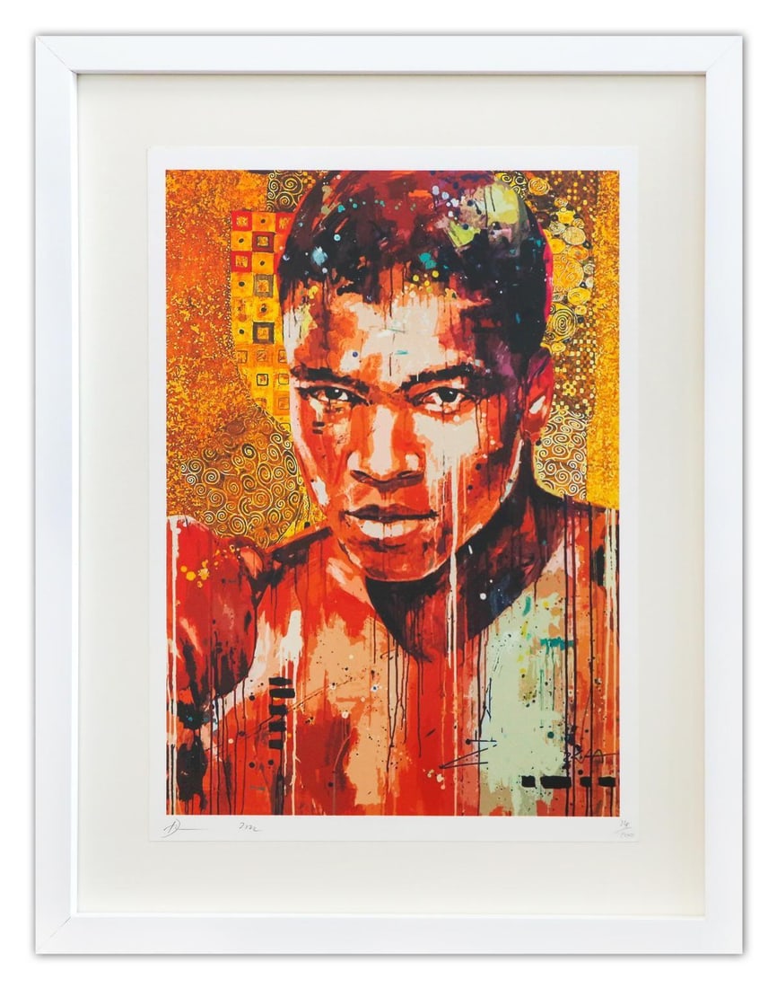 Death NYC- Fine art Print: Artist: Death NYC. Medium: Fine art Print. Size: 17" x 12". Measures approx. 23" x 18" (framed). Signature: Hand Signed and Numbered. Certificate of Authenticity: is included. Additional: Custom frame