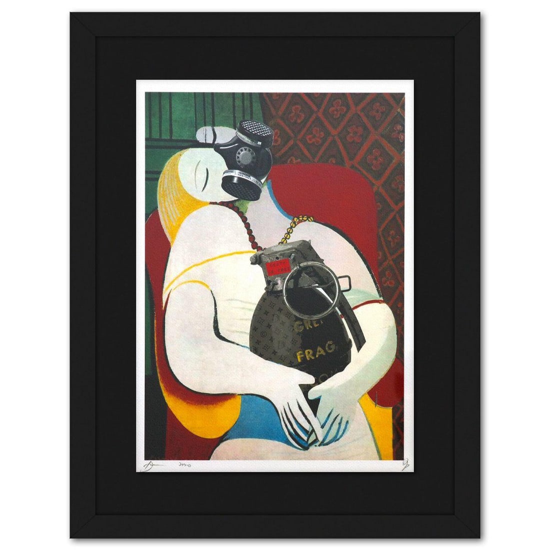 Death NYC- Fine art Print: Artist: Death NYC. Medium: Fine art Print. Size: 17.5" x 12". Measures approx. 24" x 18.5" (framed). Signature: Hand signed and numbered. Certificate of Authenticity: Is included. Additional: Paper: