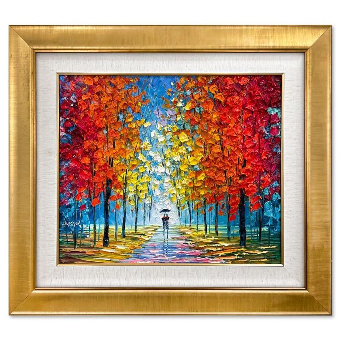 Slava Ilyayev, Framed Original Oil Painting on Canvas, Hand Signed with Letter of Authenticity.: This is an original oil painting on canvas by Slava Ilyayev, hand signed by the artist. This piece comes custom framed. Includes Letter of Authenticity. Measures approx. 30" x 34" (frame), 19.5" x 23.