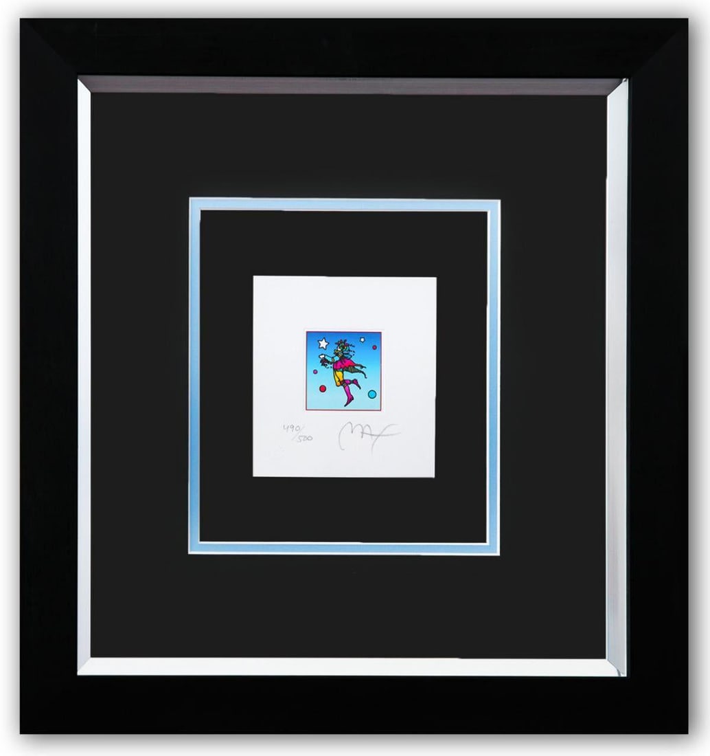 Peter Max- Original Lithograph "Cosmic Jumper" (1 of 2)