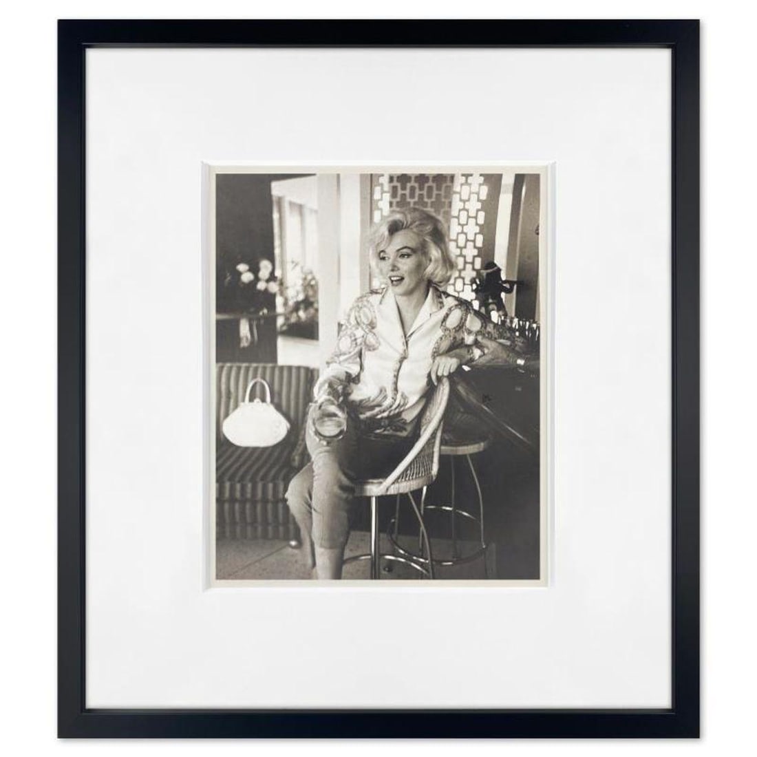 George Barris (1922-2016), "Marilyn Monroe: The Last Shoot" Framed Photograph Printed from the: Marilyn Monroe: The Last Shoot is a photograph printed from the original negative taken by George Barris (1922-2016). This photo is part of a series entitled "The Last Photos" which were taken in
