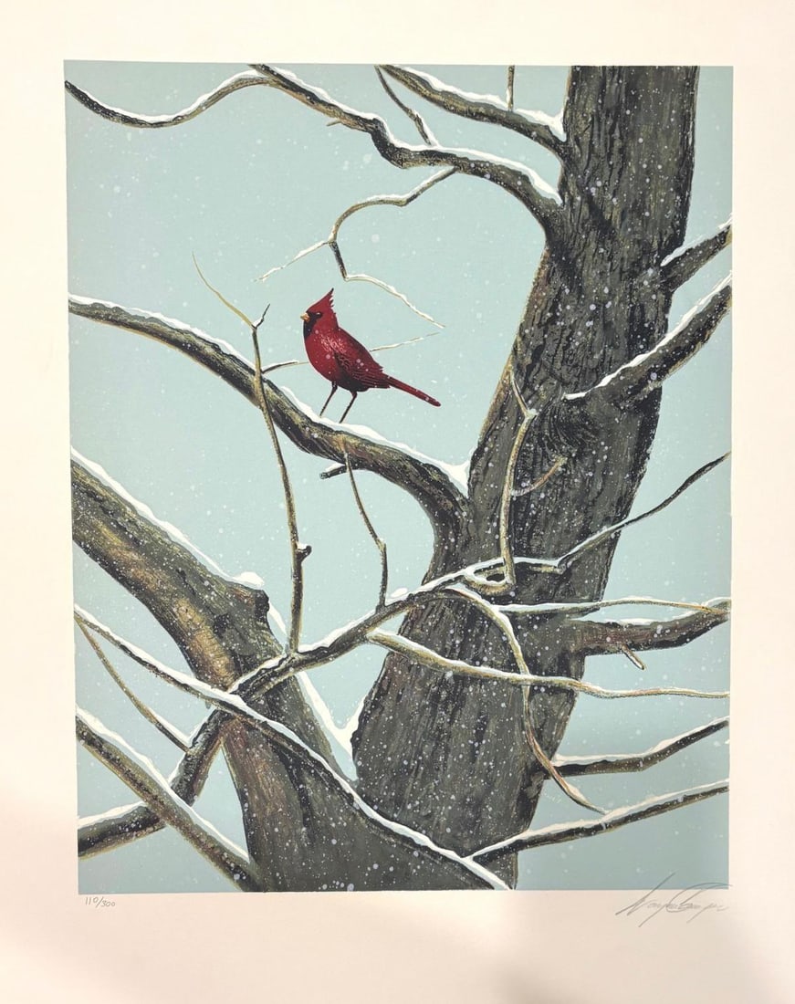 Wayne Cooper- Lithograph on paper: Artist: Wayne Cooper. Medium: Lithograph on paper. Size: 24" x 30". Signature: Signed and numbered. Reference#: 86439.