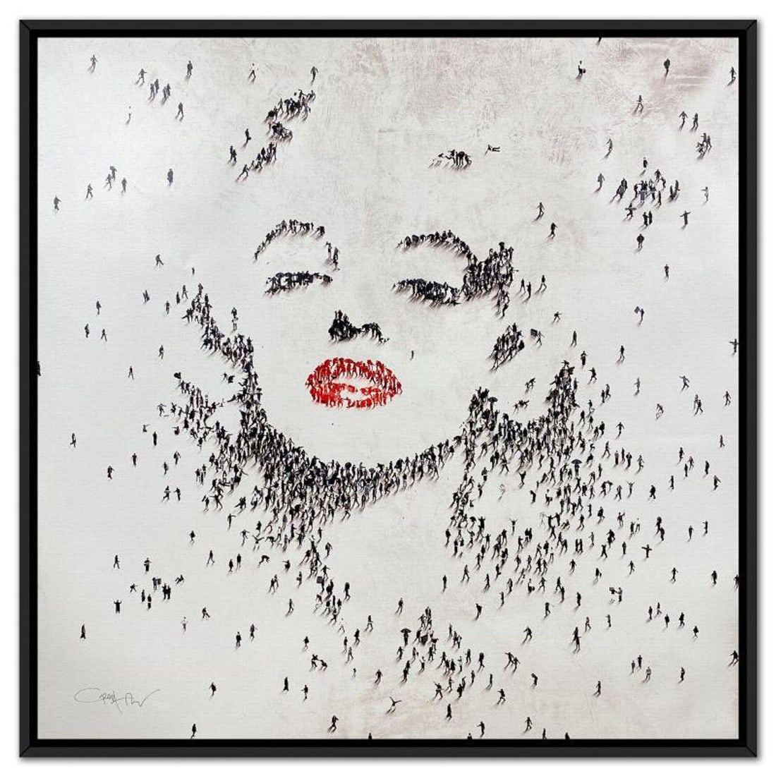 Craig Alan, "Populus: Coy" Framed, Hand Signed Limited Edition Canvas with Letter of Authenticity.: Populus: Coy is a numbered limited edition giclee on canvas by Craig Alan, hand signed by the artist. This piece comes custom framed and includes Letter of Authenticity. Measures approximately 49.5"