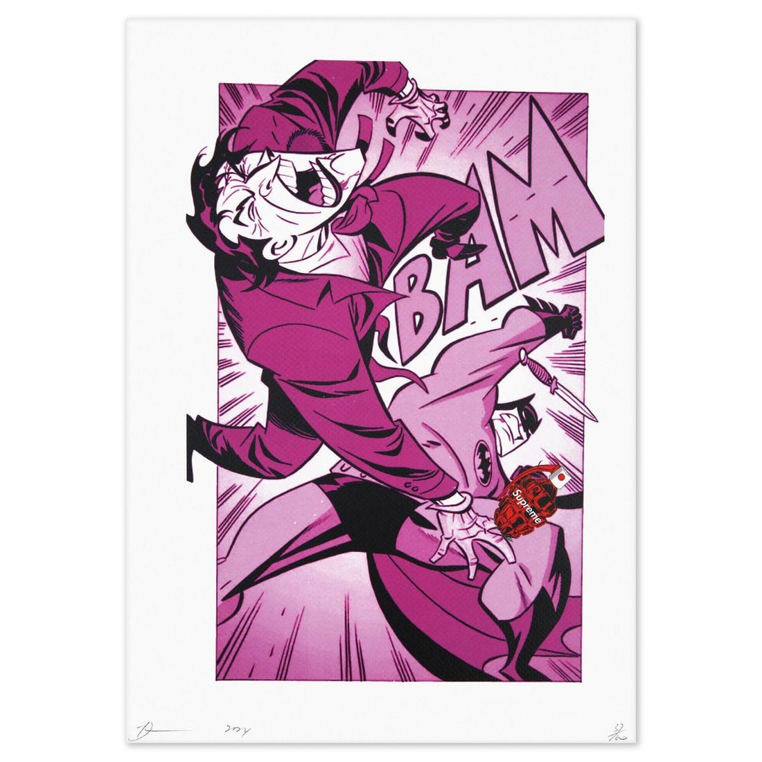 Death NYC- Fine art Print: Artist: Death NYC. Medium: Fine art Print. Size: 18" x 12". Signature: Hand signed and numbered. Certificate of Authenticity: Is included. Reference#: 36756.