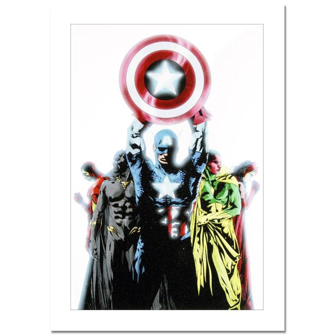 Marvel Comics, "Avengers #491" Numbered Limited Edition Canvas by Jae Lee with Certificate of: A piece of comic book history, this limited edition print, drawn by Jae Lee, depicts popular characters from the Marvel Universe. Jae Lee gained fame in the comic book world for his work on "Namor