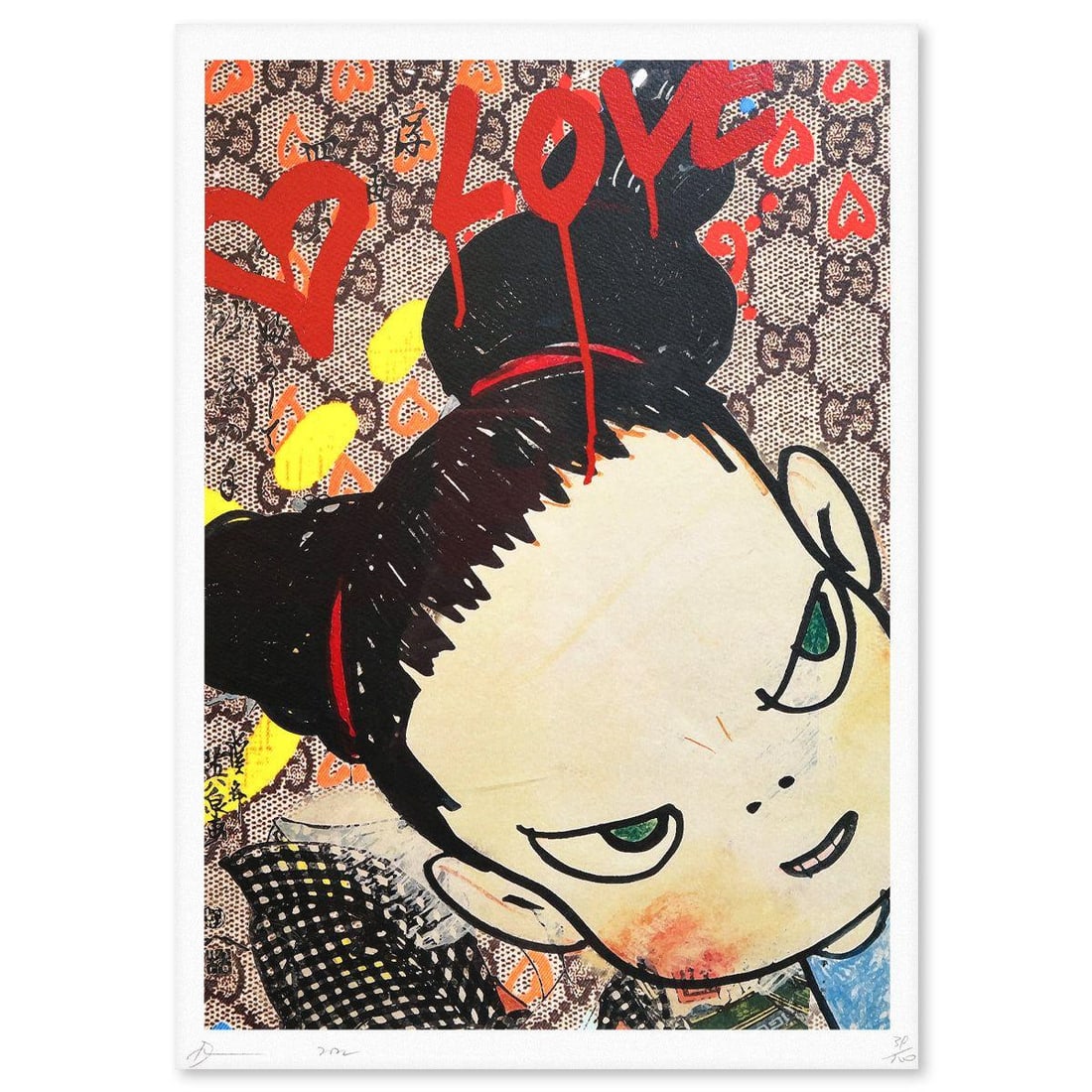 Death NYC- Fine art Print: Artist: Death NYC. Medium: Fine art Print. Size: 13" x 18". Signature: Hand Signed and Numbered. Certificate of Authenticity: Is included. Additional: Paper: Fine art 300 gsm paper. DEATH chooses to k