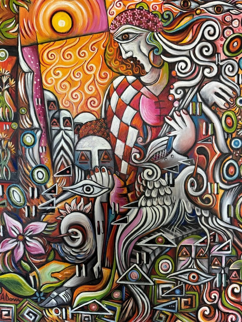 A. Doni- Original painting on canvas: Artist: A. Doni. Medium: Original painting on canvas. Size: 18" x 24". Signature: Signed by the artrist . Reference#: 62175.