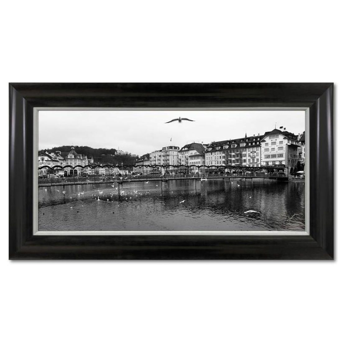 Misha Aronov, "Swiss Dream" Framed Limited Edition Photograph on Canvas, Numbered and Hand Signed (1 of 2)