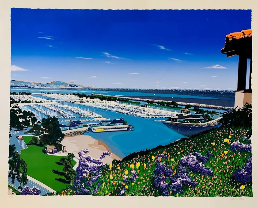 Robert Blumhagen- Serigraph on paper: Artist: Robert Blumhagen. Medium: Serigraph on paper. Size: 30" x 40". Signature: Signed and numbered. Reference#: 61389.