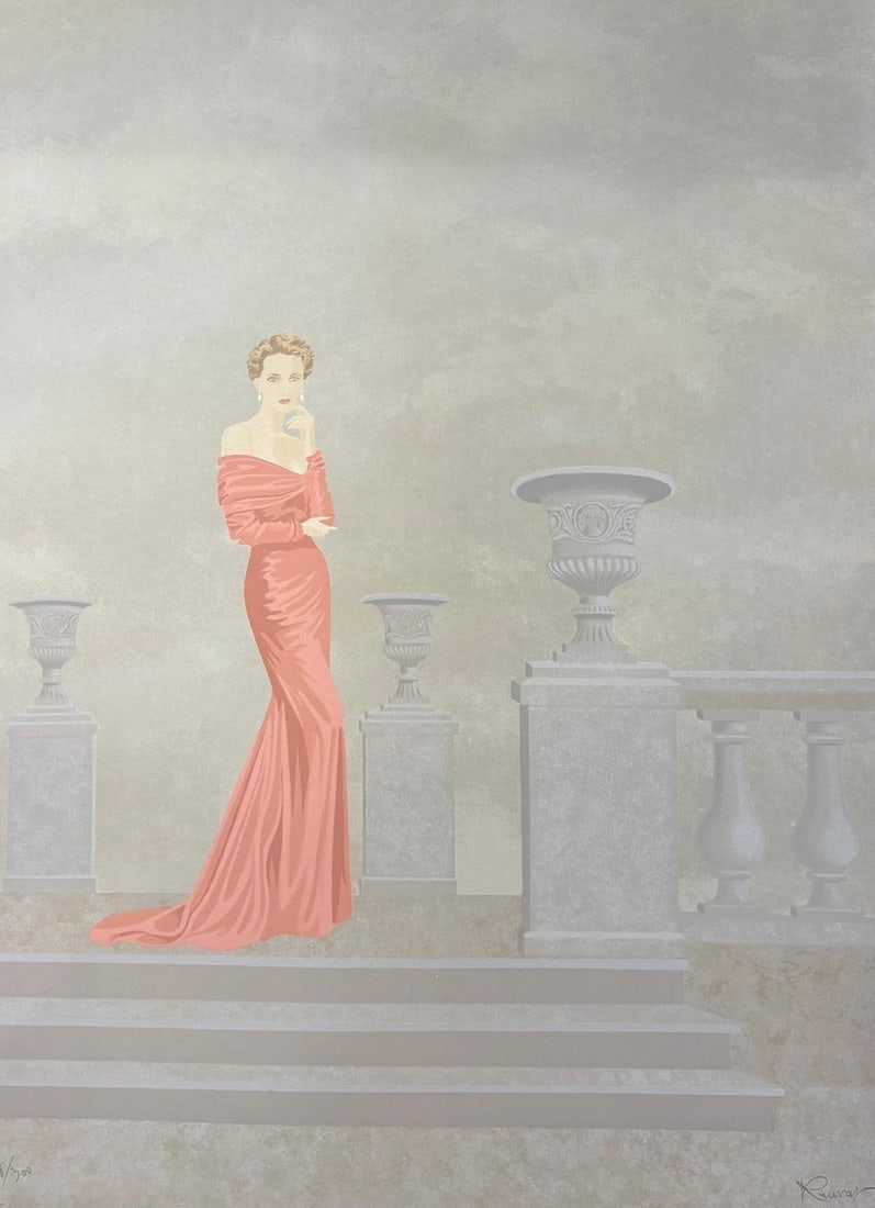 Ane Retivat- Limited Edition Lithograph on paper: Artist: Ane Retivat. Medium: Limited Edition Lithograph on paper. Size: 30" x 40". Signature: Signed and numbered. Reference#: 86438.