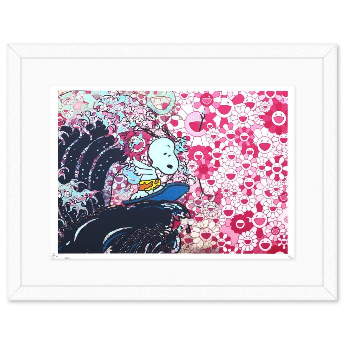 Death NYC- Fine art Print: Artist: Death NYC. Medium: Fine art Print. Size: 12" x 17". Measures approx. 18" x 23" (framed). Signature: Hand signed and numbered. Certificate of Authenticity: Is included. Additional: Paper: Fine