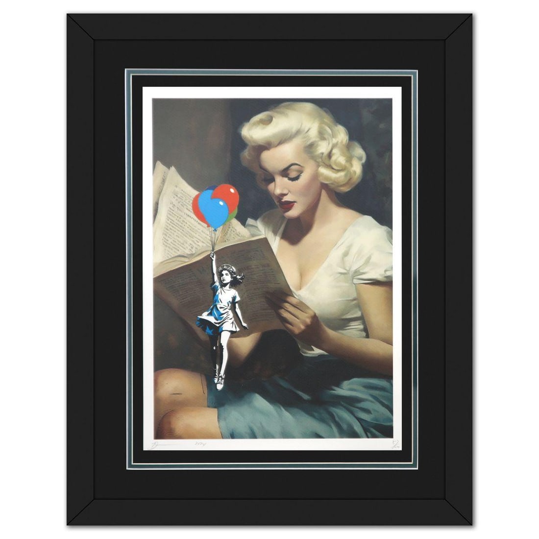 Death NYC- Fine art Print: Artist: Death NYC. Medium: Fine art Print. Size: 17.5" x 12.5". Measures approx. 25" x 20" (framed). Signature: Hand signed and numbered. Certificate of Authenticity: Is included. Reference#: 49180.