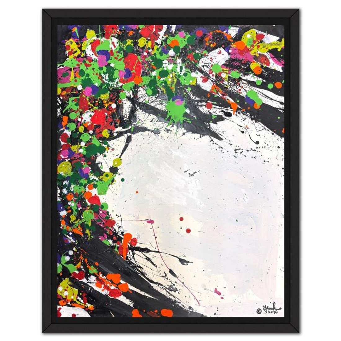 Jenik Cook, Framed Hand Signed Original Painting with Letter of Authenticity.: This is an original acrylic painting on paper by Jenik Cook. Hand signed by the artist, it includes Letter of Authenticity. This piece comes from the artist's personal collection. Measures