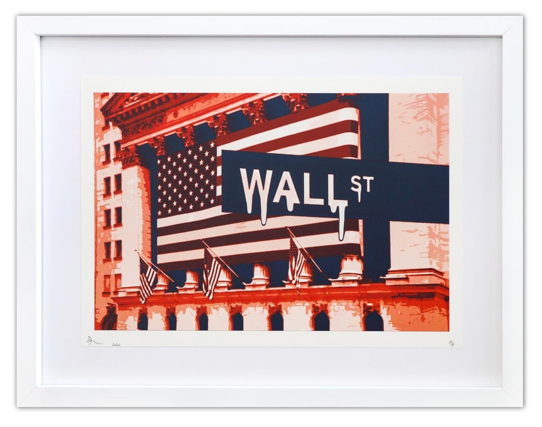 Death NYC- Fine art Print: Artist: Death NYC. Medium: Fine art Print. Size: 12" x 17". Measures approx. 18" x 23" (framed). Signature: Hand Signed and Numbered. Certificate of Authenticity: is included. Additional: Custom frame