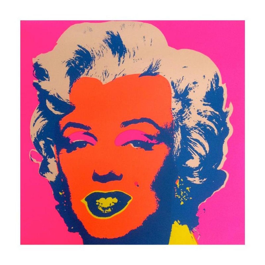 Andy Warhol "Marilyn 11.22" Silk Screen Print from Sunday B Morning.: Marilyn 11.22 is a silk screen print on paper (open edition) from Sunday B Morning featuring the works of Andy Warhol. The piece is stamped in blue on the back with "Published by Sunday B. Morning"