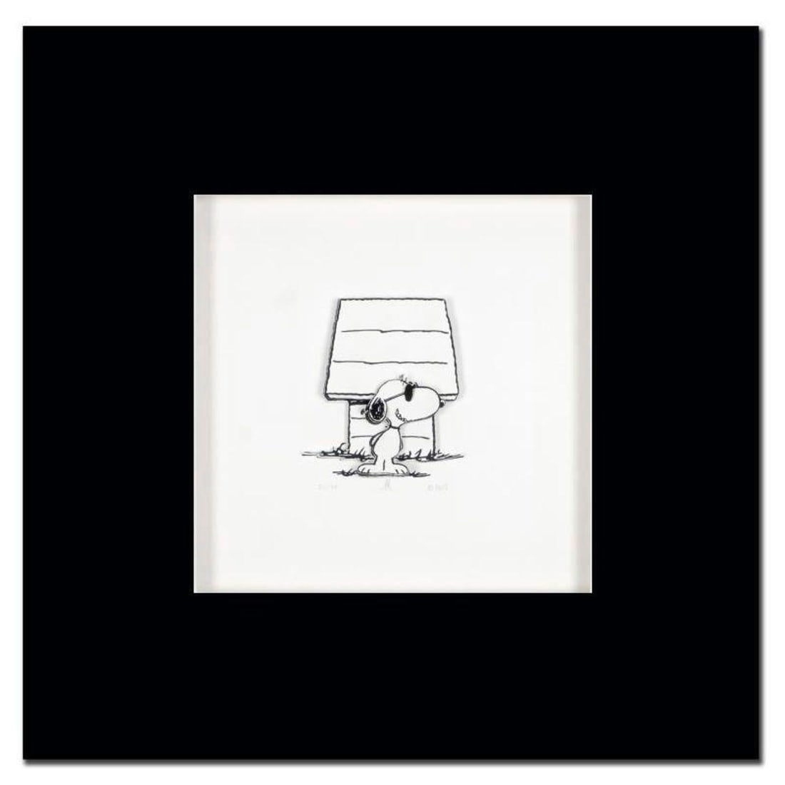 Peanuts, "Joe's Cool" Hand Numbered Limited Edition 3D Decoupage with Certificate of Authenticity. (1 of 2)