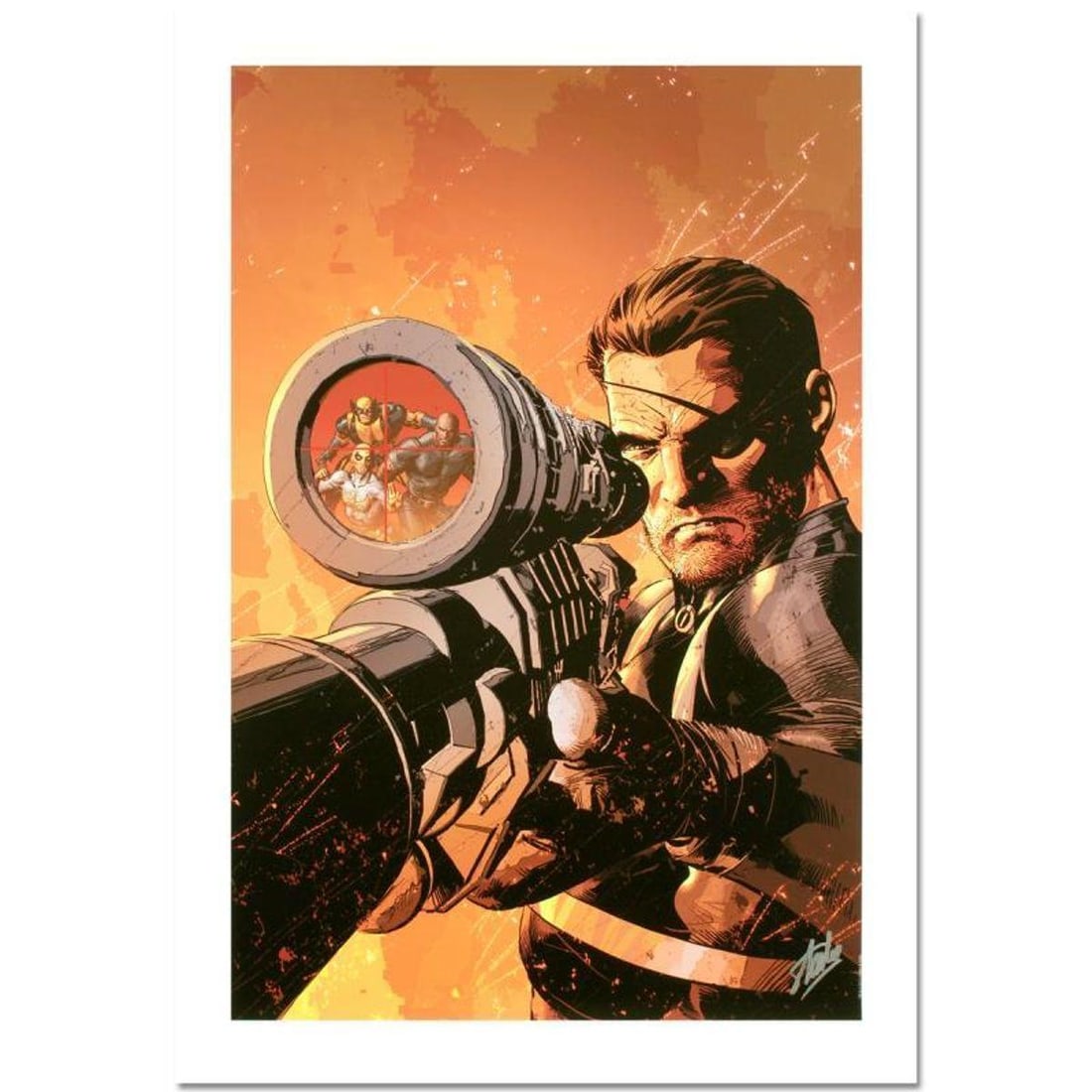 Stan Lee Signed, Marvel Comics AP Limited Edition Canvas "New Avengers #9" with Certificate of: New Avengers #9 is a limited edition giclee on canvas with art by Mike Deodato Jr.. Officially licensed by Marvel, this piece is from an AP edition and hand signed by creative legend Stan Lee (1922-20