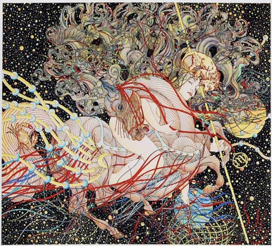 Guillaume Azoulay- Limited edition giclee on canvas "Four Seasons Suite": Artist: Guillaume Azoulay. Medium: Limited edition giclee on canvas. Title: Four Seasons Suite. Size: 18" x 20". Signature: Signed. Reference#: 34482.