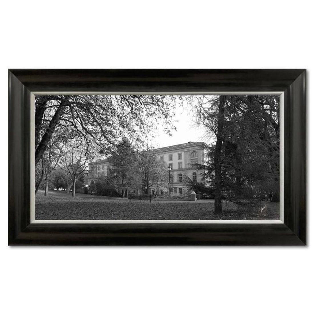 Misha Aronov, "Geneva II" Framed Limited Edition Photograph on Canvas, Numbered and Hand Signed with: Geneva II is a limited edition giclee on canvas by photographer Misha Aronov, numbered and hand signed by the artist. The piece comes custom framed and includes Letter of Authenticity. Measures approx