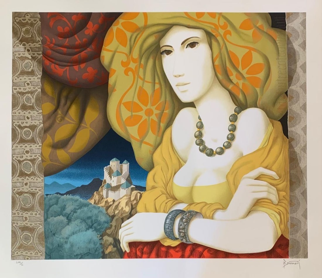 Gabriel Bonmati (1928-2005)- Lithograph: Artist: Gabriel Bonmati (1928-2005). Medium: Lithograph. Size: 24" x 30". Signature: Signed and numbered. Reference#: 61387.