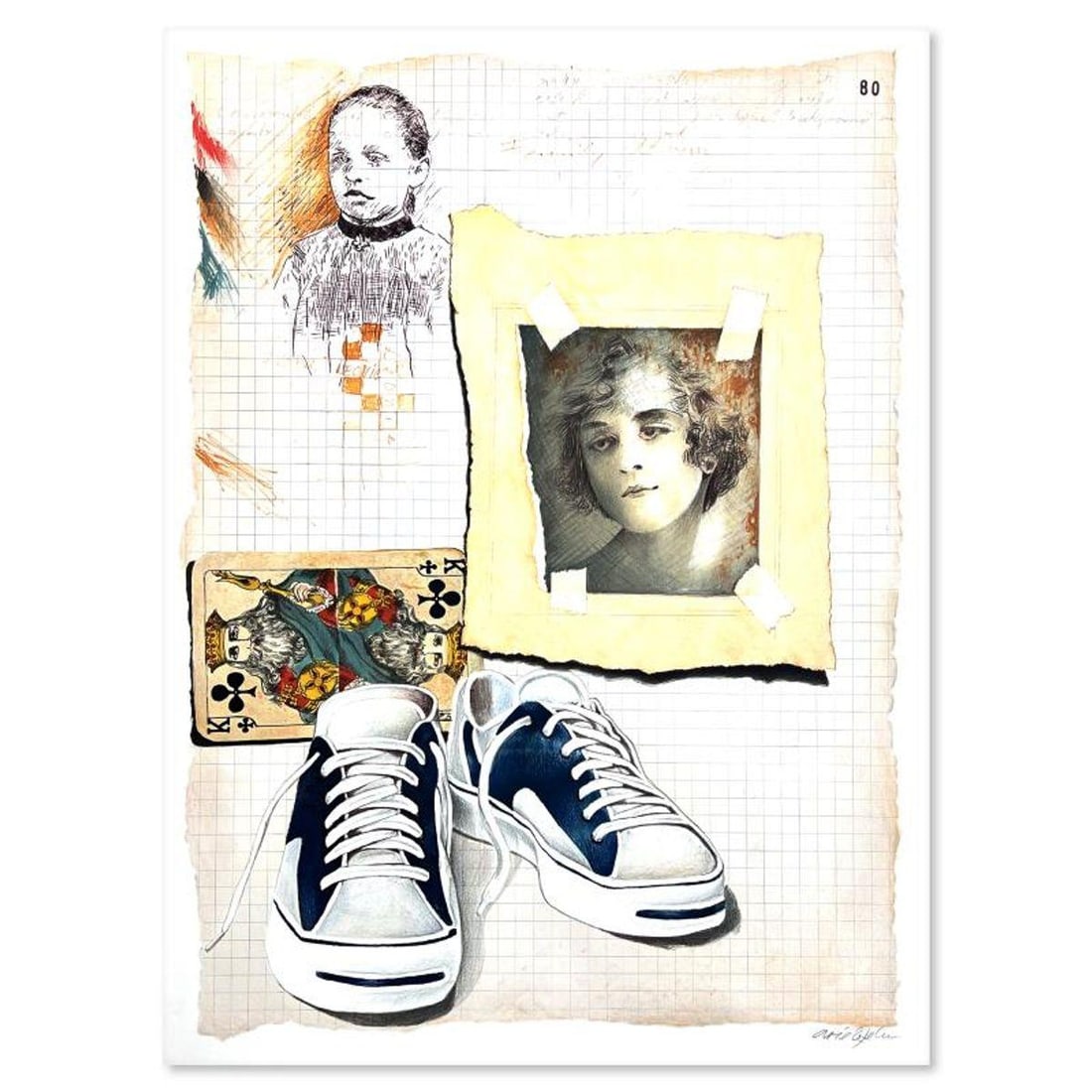 Arie Azene, Hand Signed, Numbered Limited Edition with Letter of Authenticity.: This is a limited edition on paper by Arie Azene. The piece comes hand signed by the artist, numbered, and with a letter of authenticity. Measures approximately 27" x 19.5". Reference#: 89795.