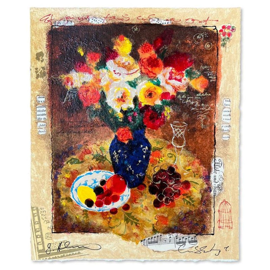 Alexander & Wissotzky, Hand Signed, Numbered Limited Edition with Letter of Authenticity.: This is a limited edition on paper by Alexander & Wissotzky. The piece comes hand signed by the artist, numbered, and with a letter of authenticity. Measures approximately 12" x 10". Reference#: 89674