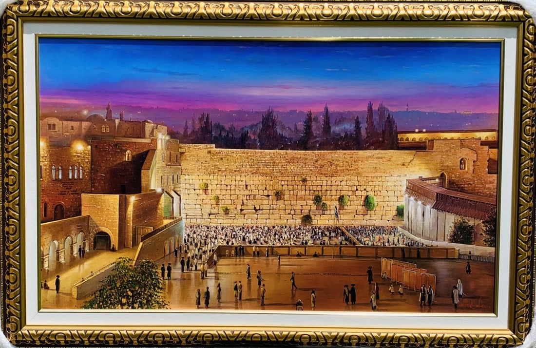 Alex Levin- Mixed media hand embellished limited edition on canvas: Artist: Alex Levin. Medium: Mixed media hand embellished limited edition on canvas. Measures approx. 32" x 48" (framed). Signature: Hand signed and numbered. Reference#: 28081.