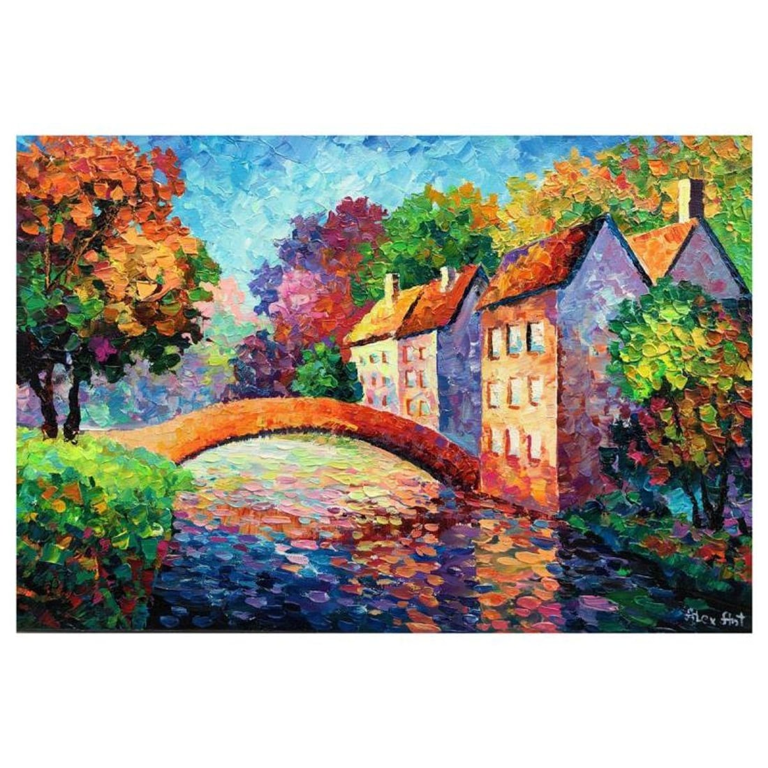 Alexander Antanenka, "Reflection" Original Painting on Canvas, Hand Signed with Letter of: Reflection is an original oil painting on stretched canvas by Alexander Antanenka. Hand signed by the artist, the piece comes with a letter of authenticity. Measures approximately 16" x 24" (image). T