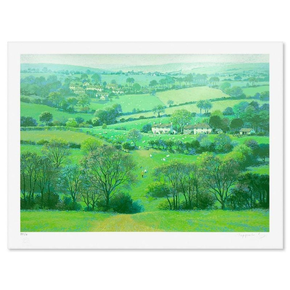 Teppei Sasakura, Limited Edition Printers Proof, Numbered 1/5 and Hand Signed with Letter of: This is a limited edition printers proof on paper by Teppei Sasakura, numbered 1/5 and hand signed by the artist. Includes Letter of Authenticity. Measures approx. 30" x 40" (border), 26" x 36" (image