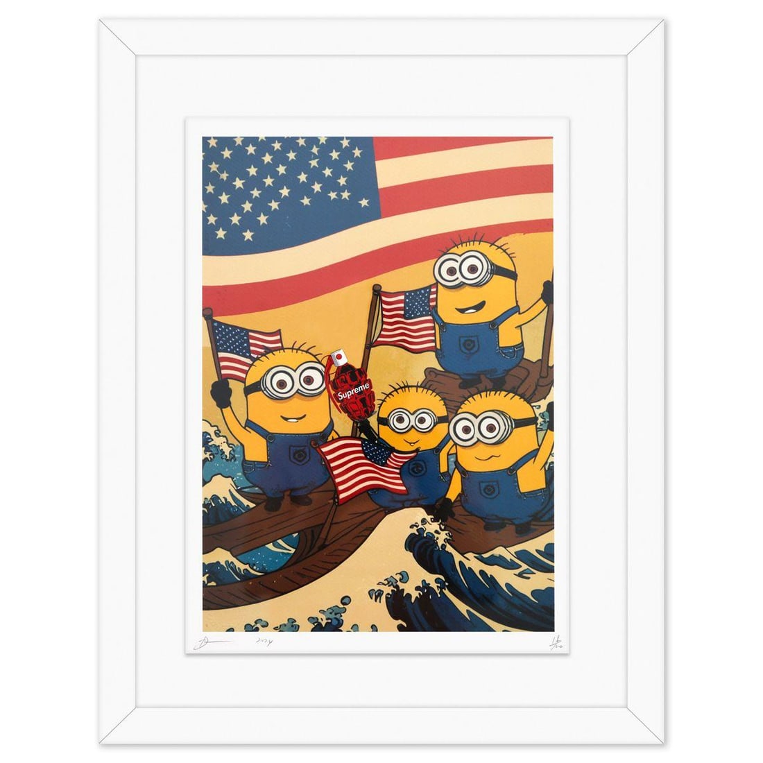 Death NYC- Fine art Print: Artist: Death NYC. Medium: Fine art Print. Size: 18" x 12". Measures approx. 24" x 19" (framed). Signature: Hand signed and numbered. Certificate of Authenticity: Is included. Reference#: 49211.