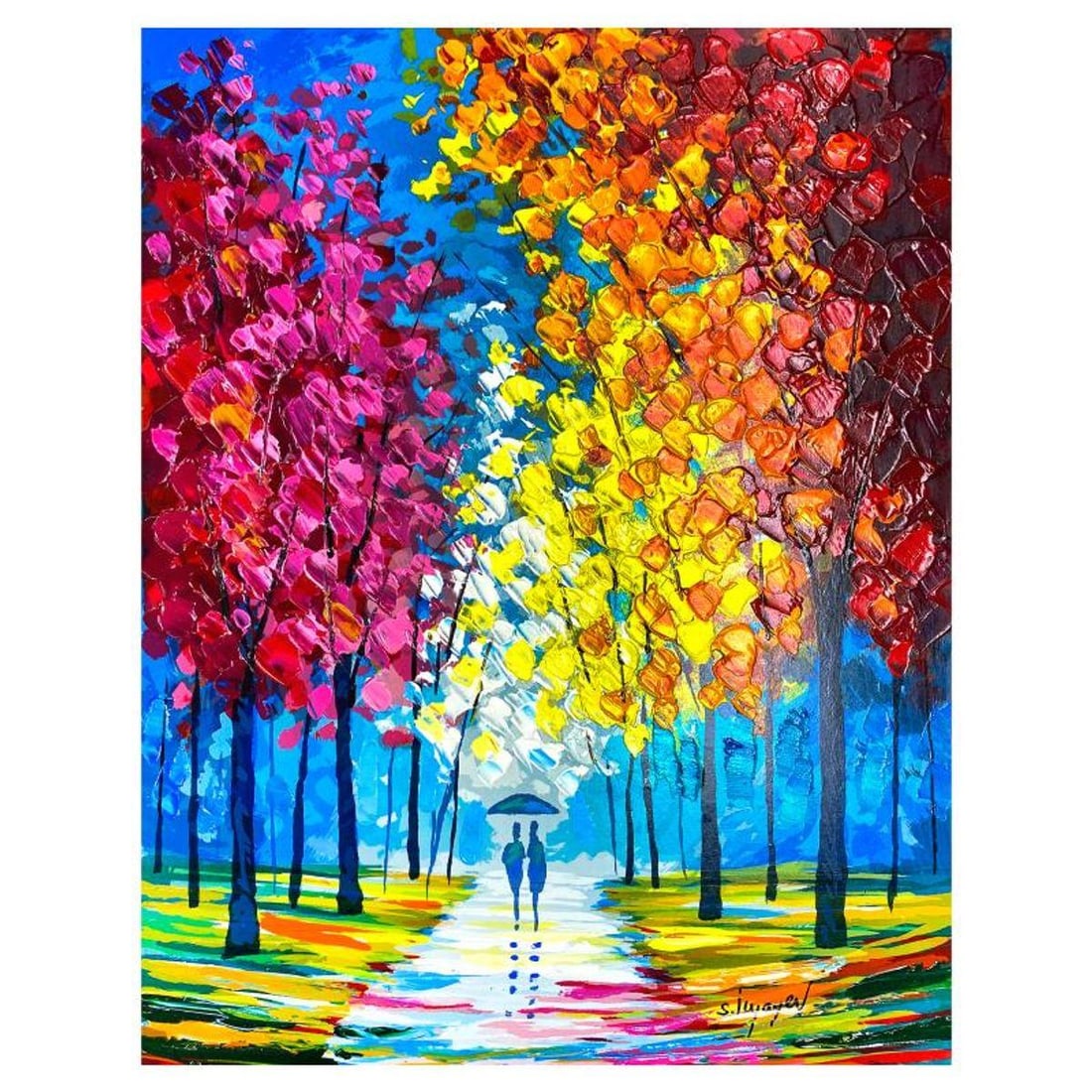 Slava Ilyayev, Hand Embellished Limited Edition Serigraph on Board, Numbered and Hand Signed with (1 of 2)