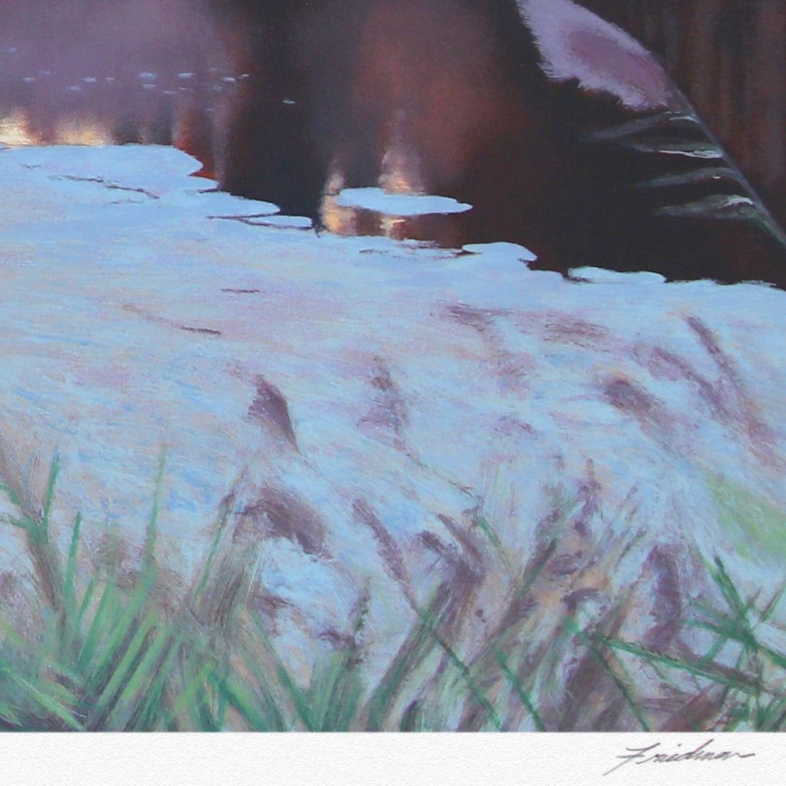 Jon Friedman- Serigraph "Setting Sun l" - 2