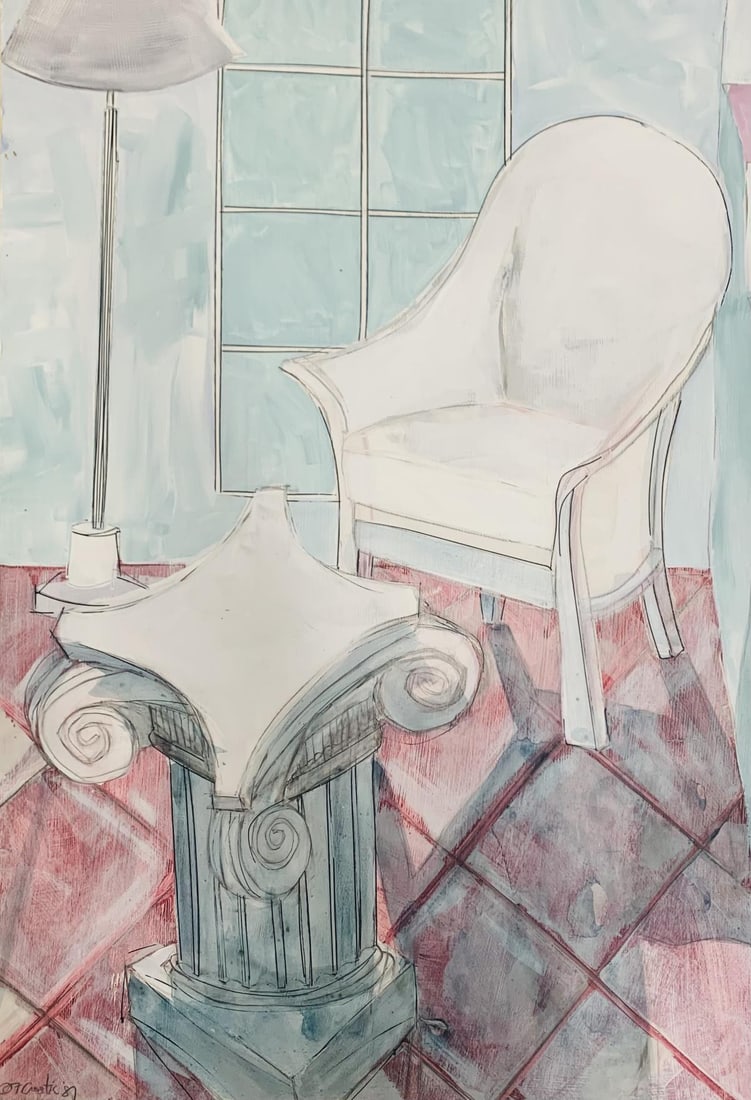 Crostic- Original on paper: Artist: Crostic. Medium: Original on paper. Size: 39" x 49". Reference#: 47463.