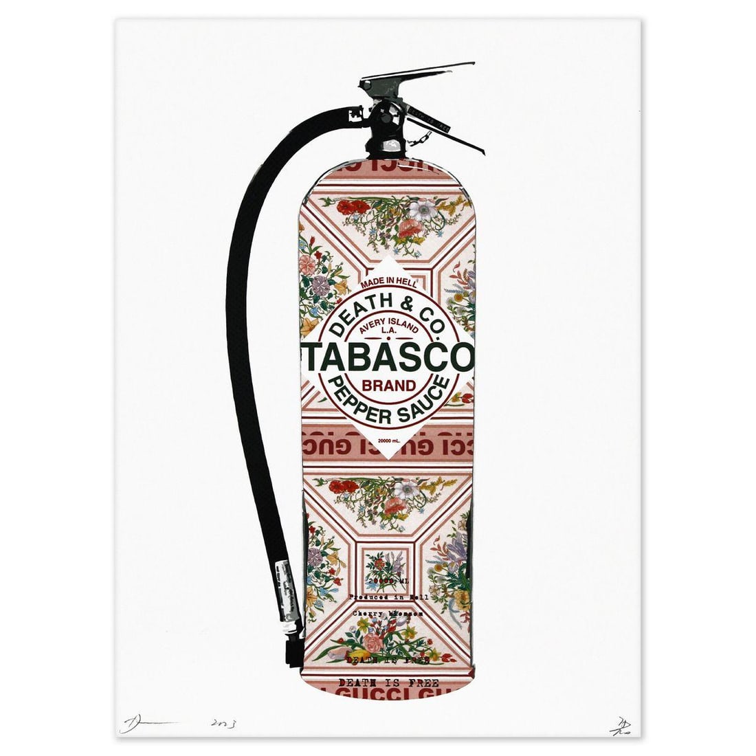 Death NYC- Fine art Print: Artist: Death NYC. Medium: Fine art Print. Size: 18" x 12". Signature: Hand signed and numbered. Certificate of Authenticity: Is included. Reference#: 36749.