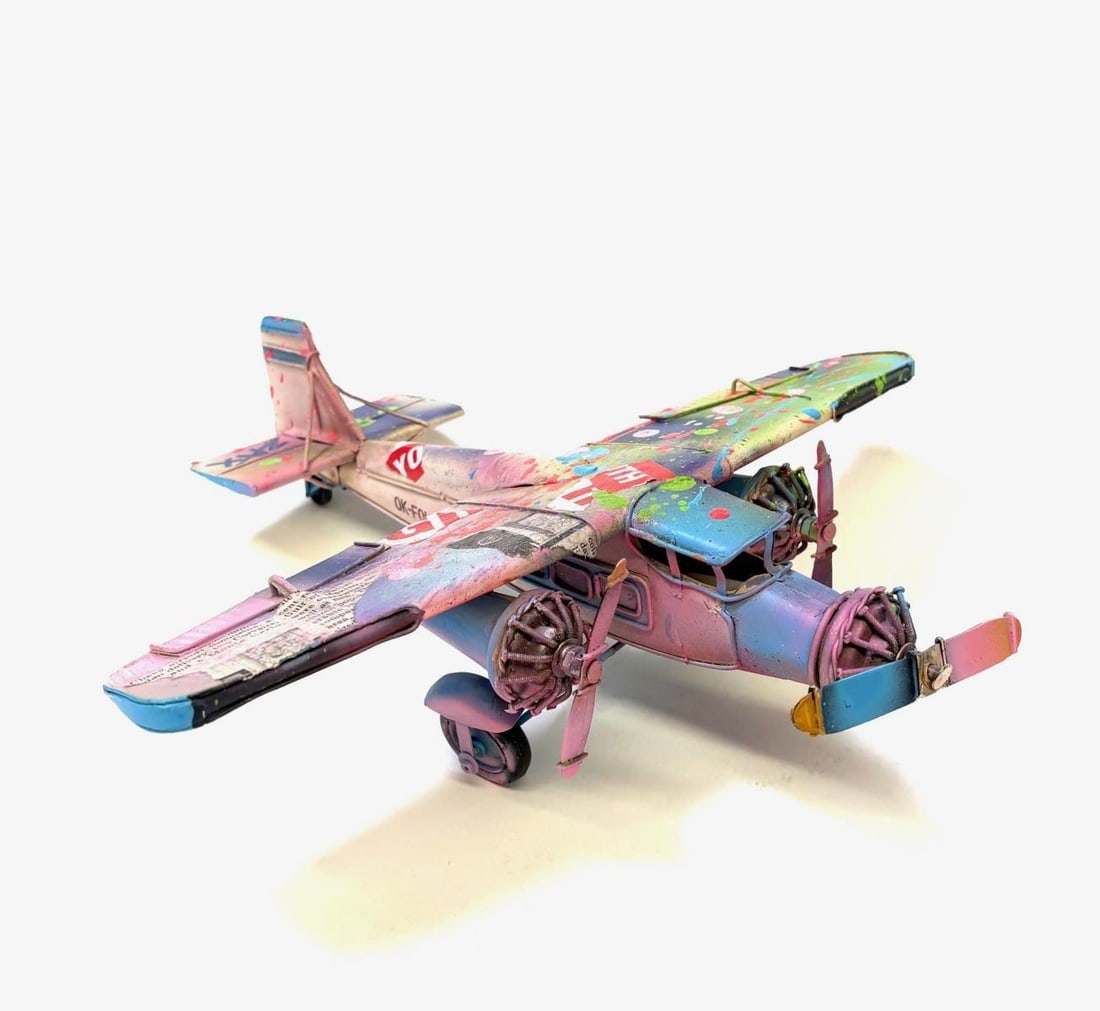 E.M Zax- 1/1 metal unique sculpture: Artist: E.M Zax. Medium: 1/1 metal unique sculpture. Size: 12" x 14". Signature: Signed. Reference#: 27885.