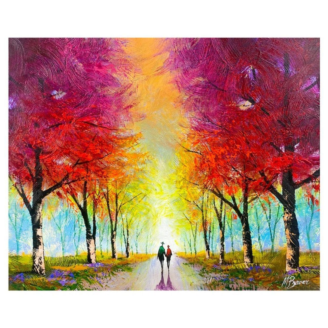 Mark Braver, Original Acrylic Painting on Canvas, Hand Signed with Letter of Authenticity. (1 of 2)