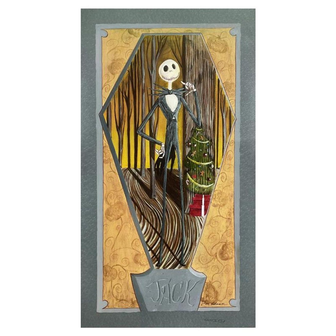 Tricia Buchanan-Benson, "Jack" Limited Japanese Edition on Canvas from Disney Fine Art, Numbered and: Jack is a limited Japanese edition giclee on canvas by Tricia Buchanan-Benson, numbered and hand signed by the artist. This piece is licensed by Disney Fine Art. Includes Letter of Authenticity.