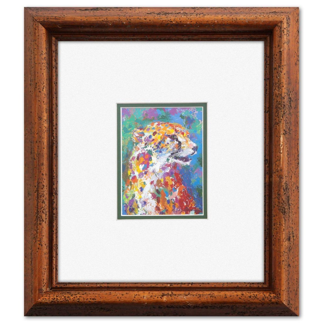Leroy Neiman- Offset Lithograph: Artist: Leroy Neiman. Medium: Offset Lithograph. Size: 6" x 4.5". Measures approx. 18" x 16" (framed). Signature: Signed in plate. Reference#: 84856.