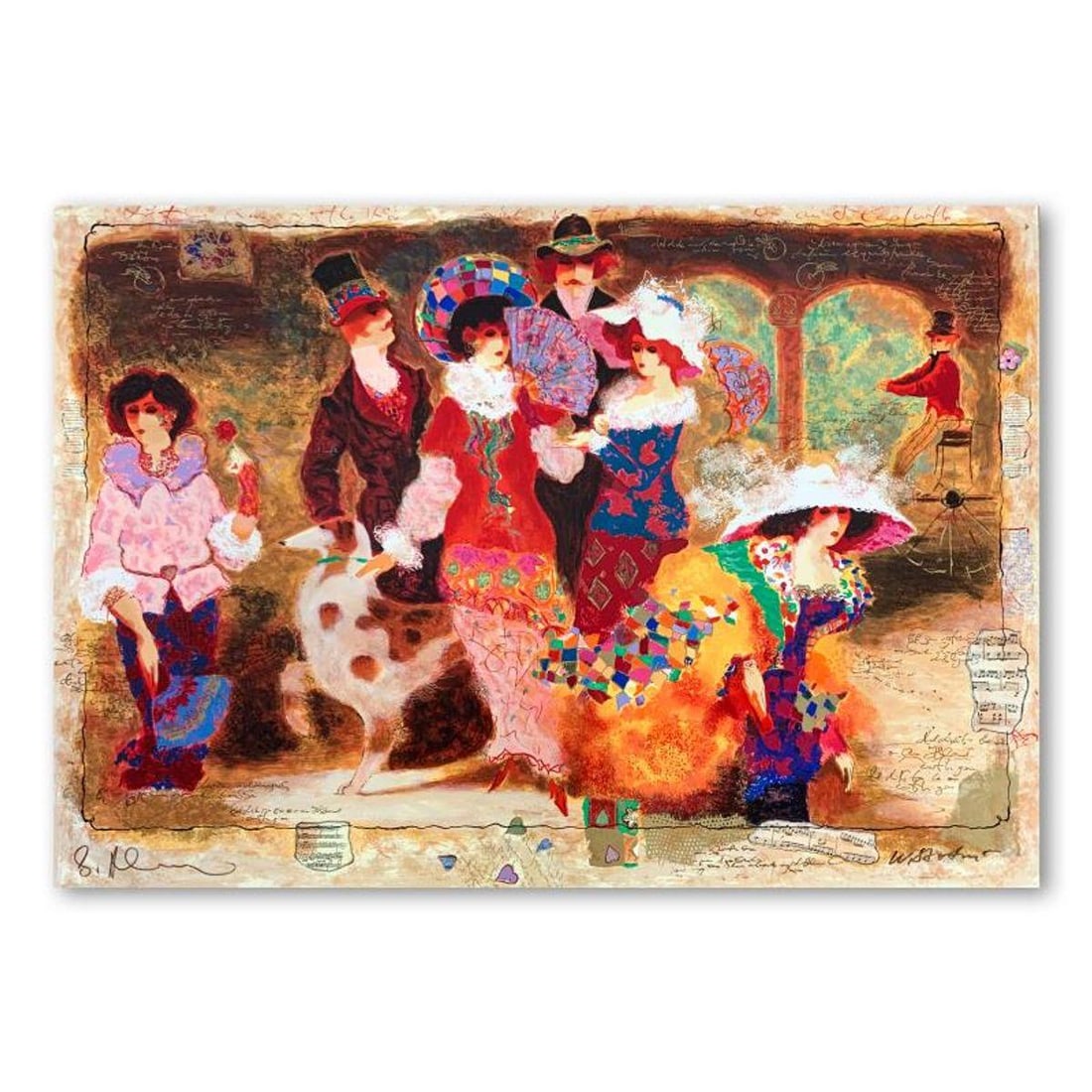 Alexander Galtchansky (1959-2008) and Tanya Wissotzky (1959-2006), "Nocturne II" Hand Signed Limited: Nocturne II is a limited edition serigraph on deckle edged paper by Alexander Galtchansky (1959-2008) and Tanya Wissotzky (1959-2006). It is numbered and hand signed and includes a letter of